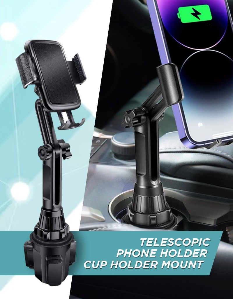 Telescopic phone holder