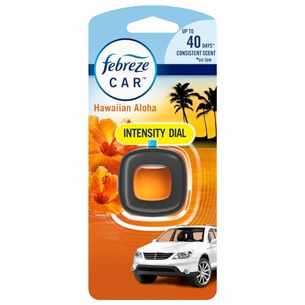 Febreze  Car Vent Clips Air Freshener and Odor Eliminator, Hawaiian Aloha