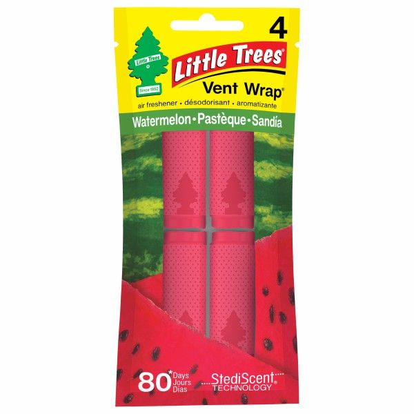 VENT WRAP LITTLE TREE WATERMELON 4 PK