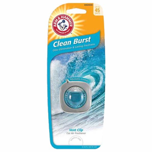 Arm & Hammer AH8200CB Vent Clip Air Freshener Clean Burst