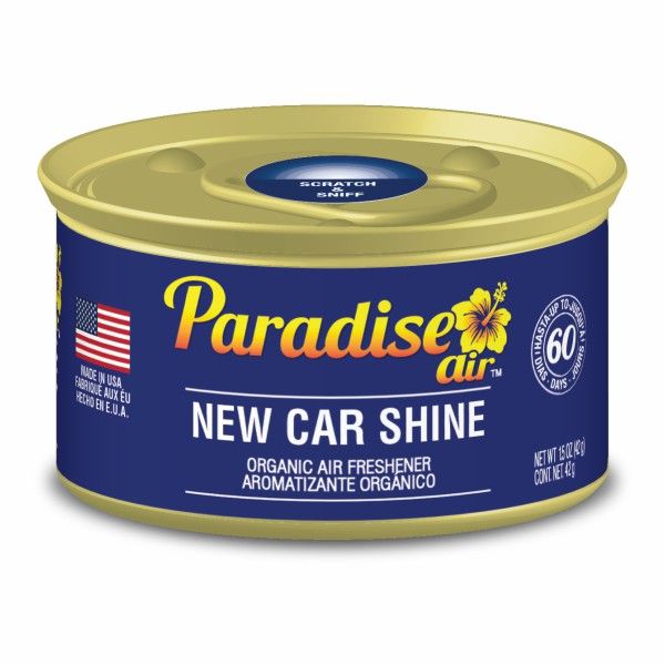 Paradise Air Spillproof Organic Can New Car