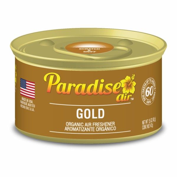 Paradise Air Spillproof Organic Can Gold