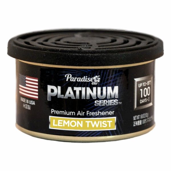 Paradise Air Platinum Spillproof Organic Can Lemon Twist