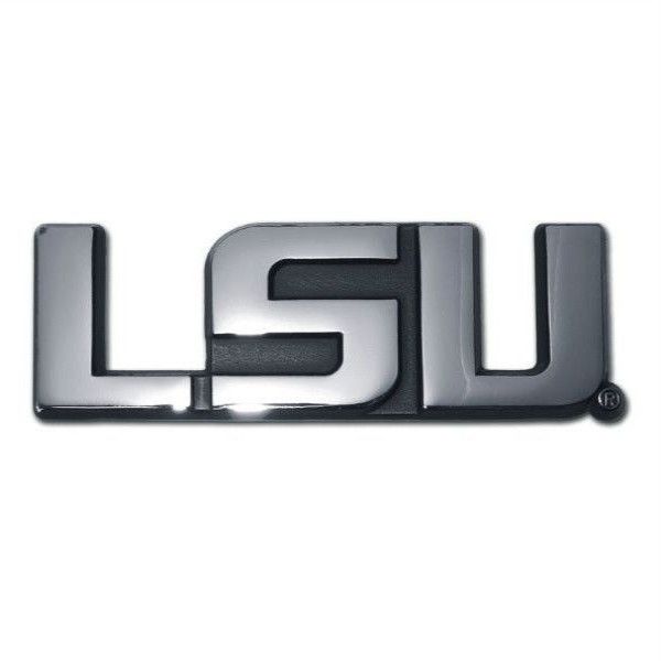 CHROME EMBLEM LOUISIANA STATE UNIVERSITY