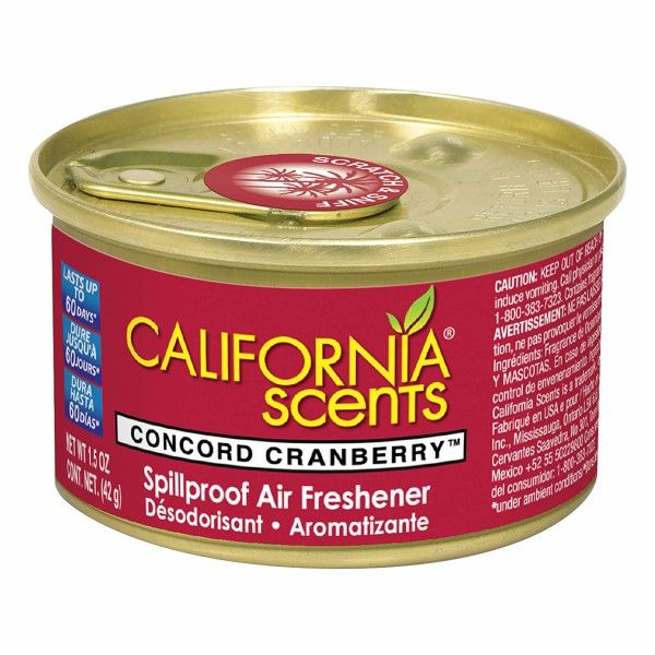 California Scents Spillproof Organic Can Cranberry