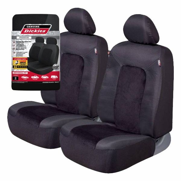 LB PHOENIX 2PC BLK Seat Cover 