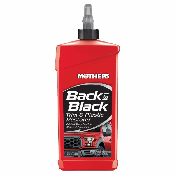 Mothers Black-To-Black Trim & Plastic Restorer 12 oz