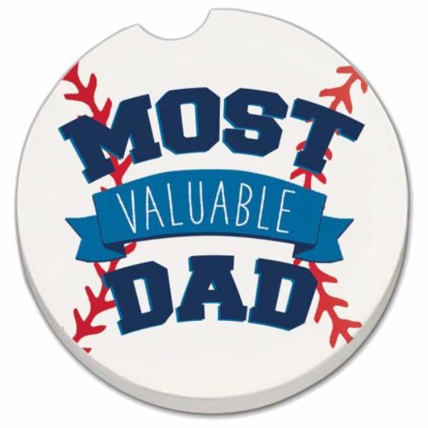 MOST VALUABLE DAD AUTO COASTER