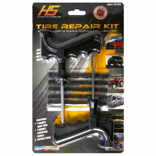 Heavy Duty T-Hdle Tire Repair Kit