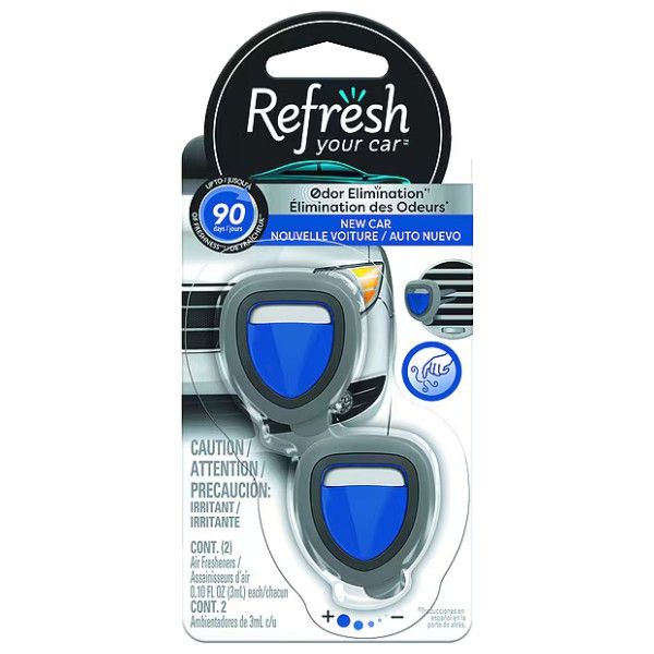 Refresh Mini Diffuser 2 Pack New Car