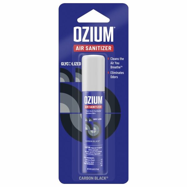 Ozium 0.8 Oz.  Auto Air Freshener Carbon Black