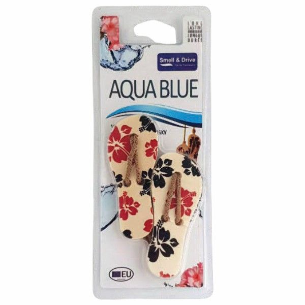 WOODEN SANDALS - AQUA PACIFIC