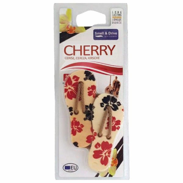 WOODEN SANDALS - CHERRY