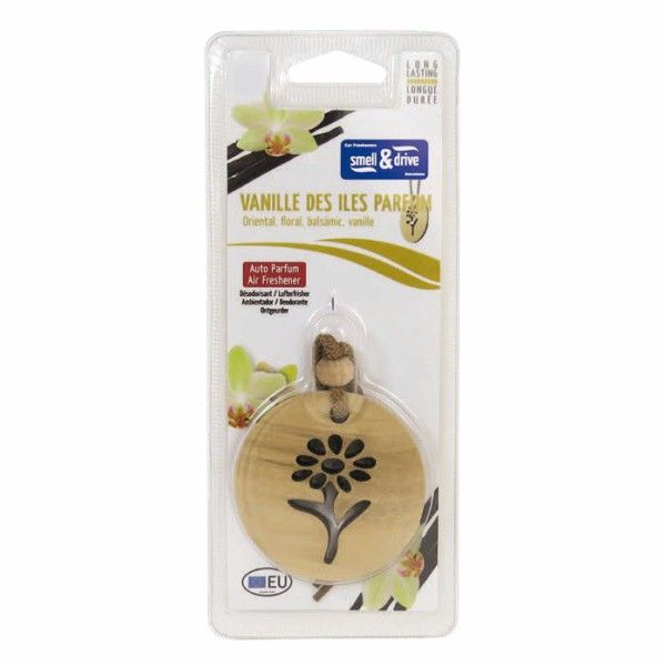 LASER WOOD FLOWER - VANILLA