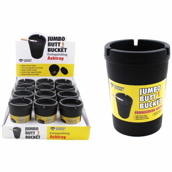 Jumbo Cigarette Butt Bucket (12 PCS DISPLAY)