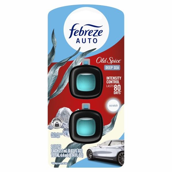 CAR VENT CLIP DEEP SEA 2 CT