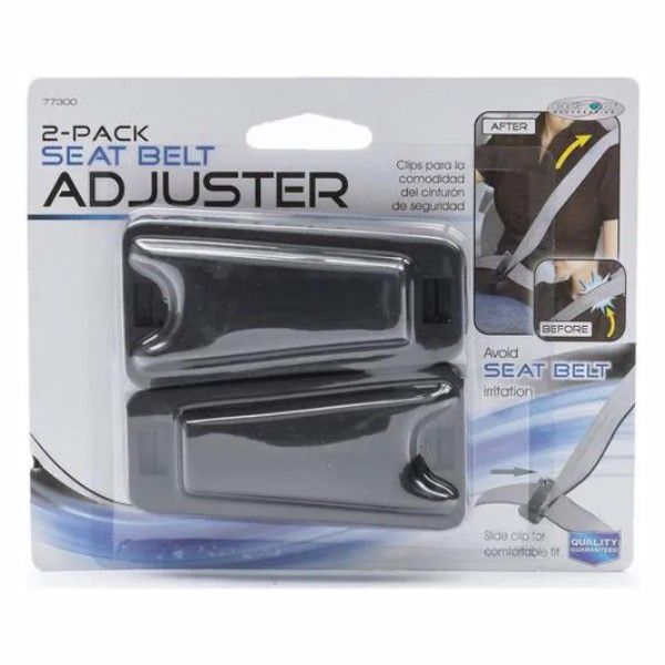 Custom Accessories 77300 Seat Belt Adjuster, (Pack of 2)