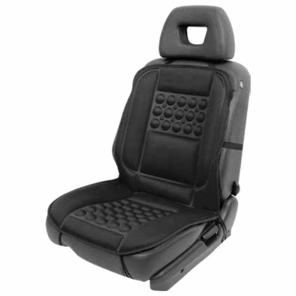 Custom Accessories  Black Therapeutic Lumbar Seat Cushion