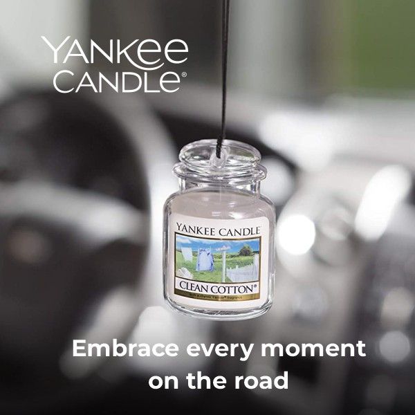 Yankee Candle Ultimate Car Jar Clean Cotton