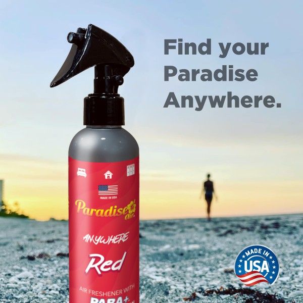 Paradise Anywhere Spray 7 Fl Oz  Red