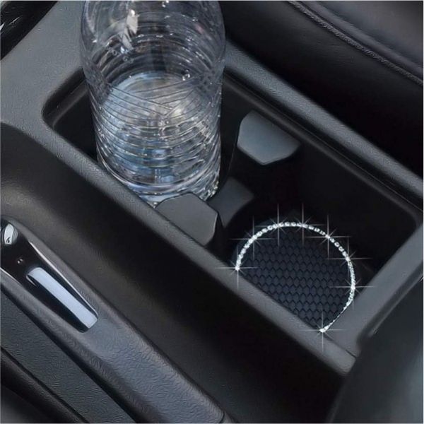 2-Pack Bling Cup Holder Coasters 23259