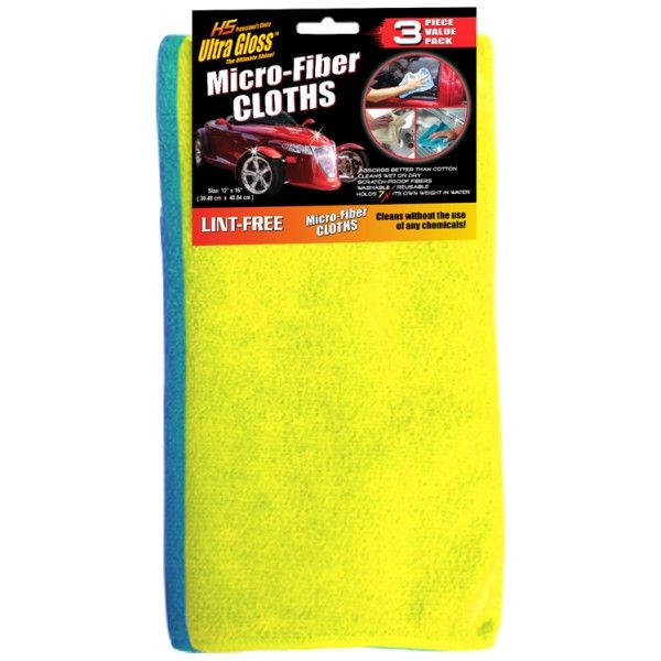 3 PCS.MICRO-FIBER CLOTH VALUE PACK 28.314 X 20