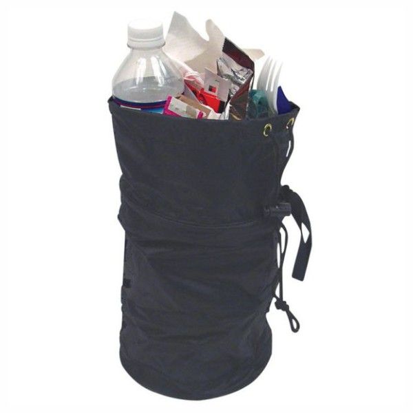 Black Collapsible Litter Bag