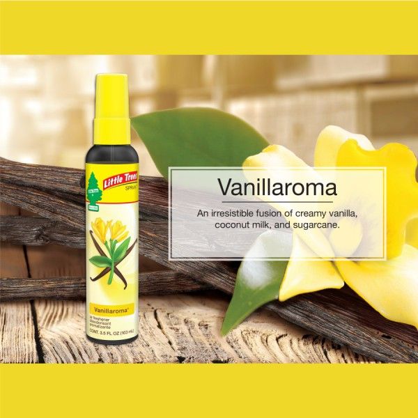 Little Trees Spray Air Freshener Vanillaroma 3.5 OZ