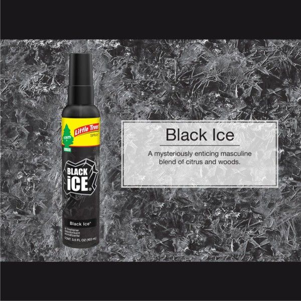 Little Trees Spray Air Freshener Black Ice 3.5 OZ