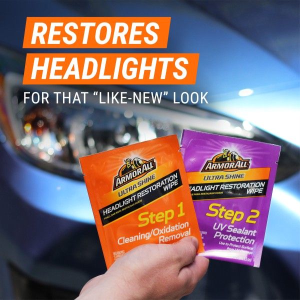 Armor All Ultra Shine Headlight Restoration Wipes