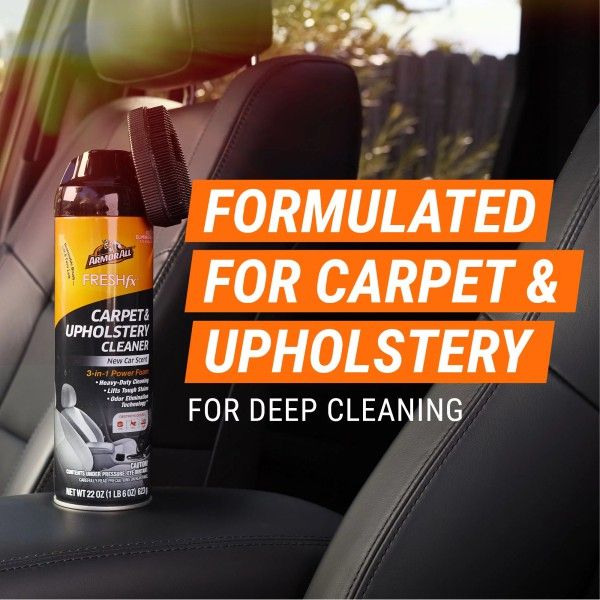 Armor All New Car Scent FRESH FX Carpet and Upholstery Cleaner 22 OZ