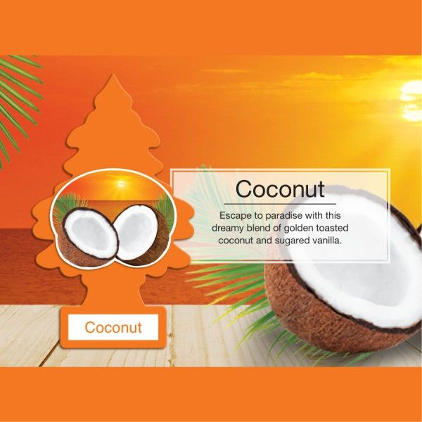 LITTLE TREE 1 PK. COCONUT