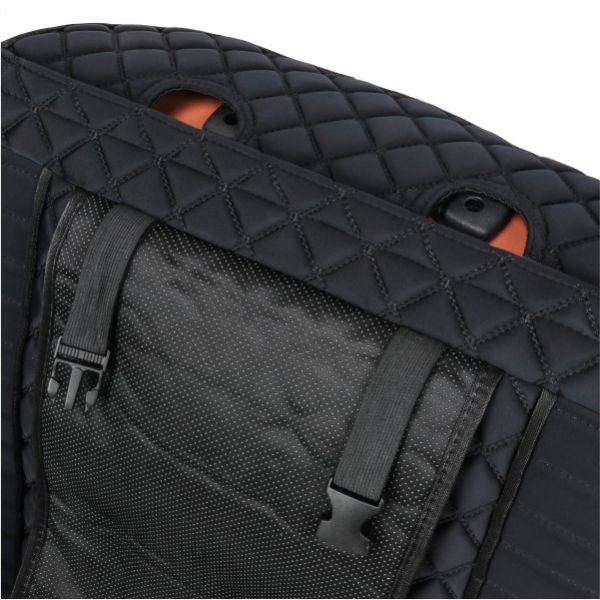 Diamond Shape Stitch Seat Cover Black