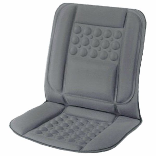 Custom Accessories  Grey Therapeutic Lumbar Seat Cushion