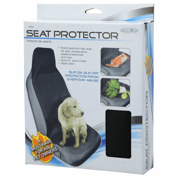 BLACK WATERPROOF FRONT SEAT PROTECTOR