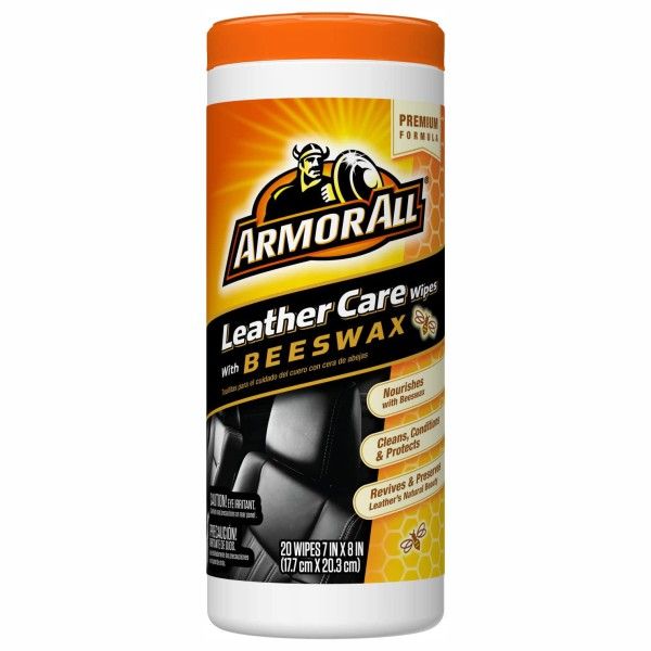 Armor Leather W/ Beeswax  Wipes 20ct