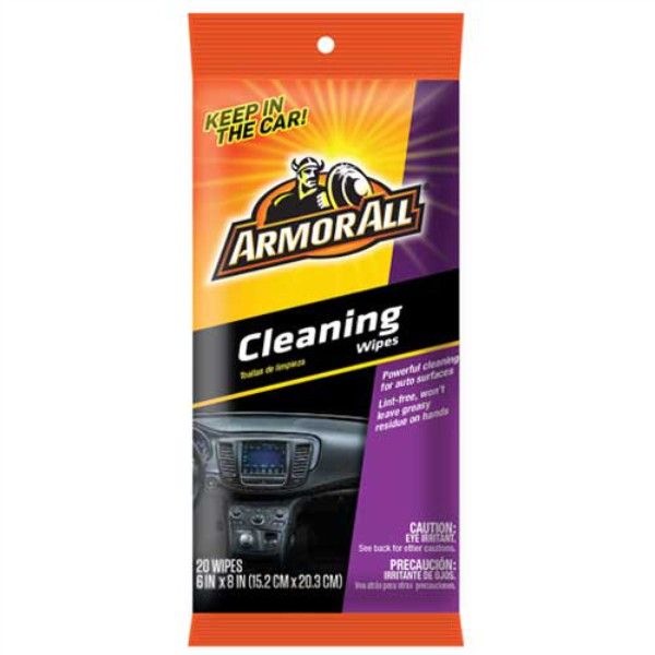 Armor All Cleaning Wipes Flat Pack, 20ct