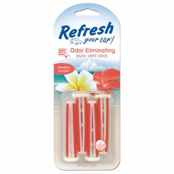 Refresh Your Car Vent Sticks (4 Pack) -Hawaiian Sunrise