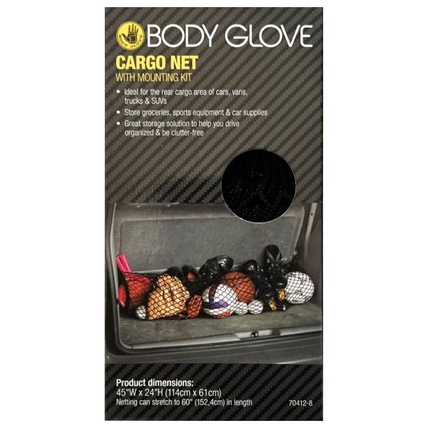 Body Glove 22-1-70412-8 Cargo Net W/ MOUNTING KIT
