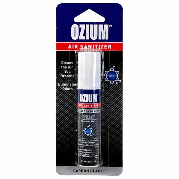 Ozium 0.8 Oz.  Auto Air Freshener Carbon Black