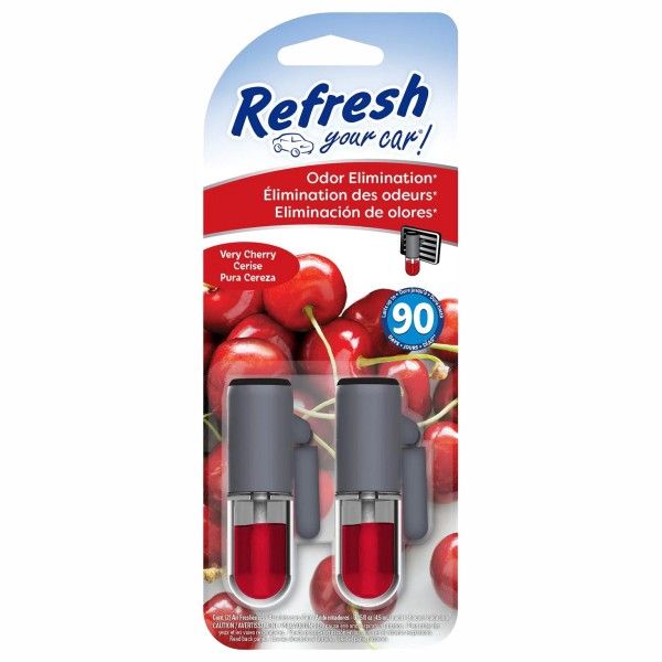 Refresh Your Car Oil Wicks, Cherry, 2 ct