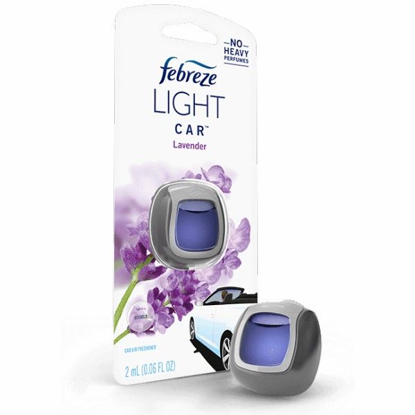 Febreze  Car Vent Clips Air Freshener and Odor Eliminator, Lavender
