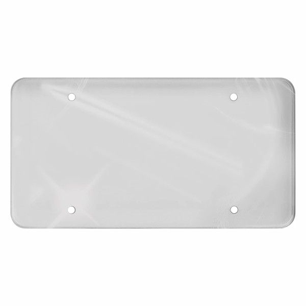 Clear Flat License Plate Protector