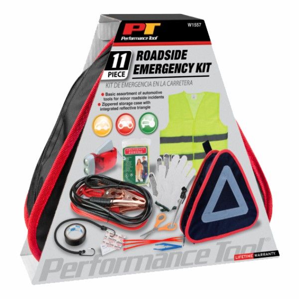11pc Roadside Emergency Kit 