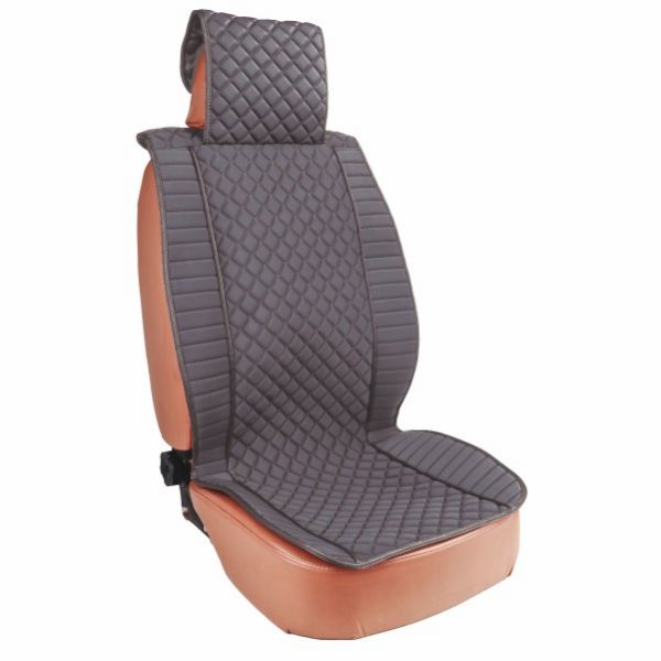Diamond Shape Stitch Seat Cover Grey
