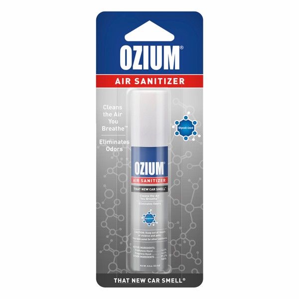 Ozium 0.8 Oz.  Auto Air Freshener New Car