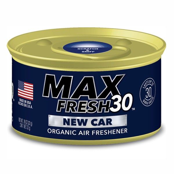 Max Fresh 30 Organic Air Freshener,  New Car