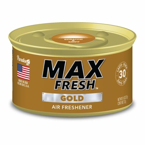 Max Fresh 30 Organic Air Freshener,  Gold