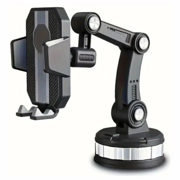 Rotating Joint Bracket Phone Holder Silver