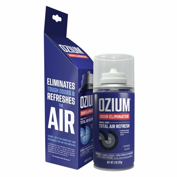 Ozium Single-Shot Total Air Refresh 2oz Car Fogger Carbon Black